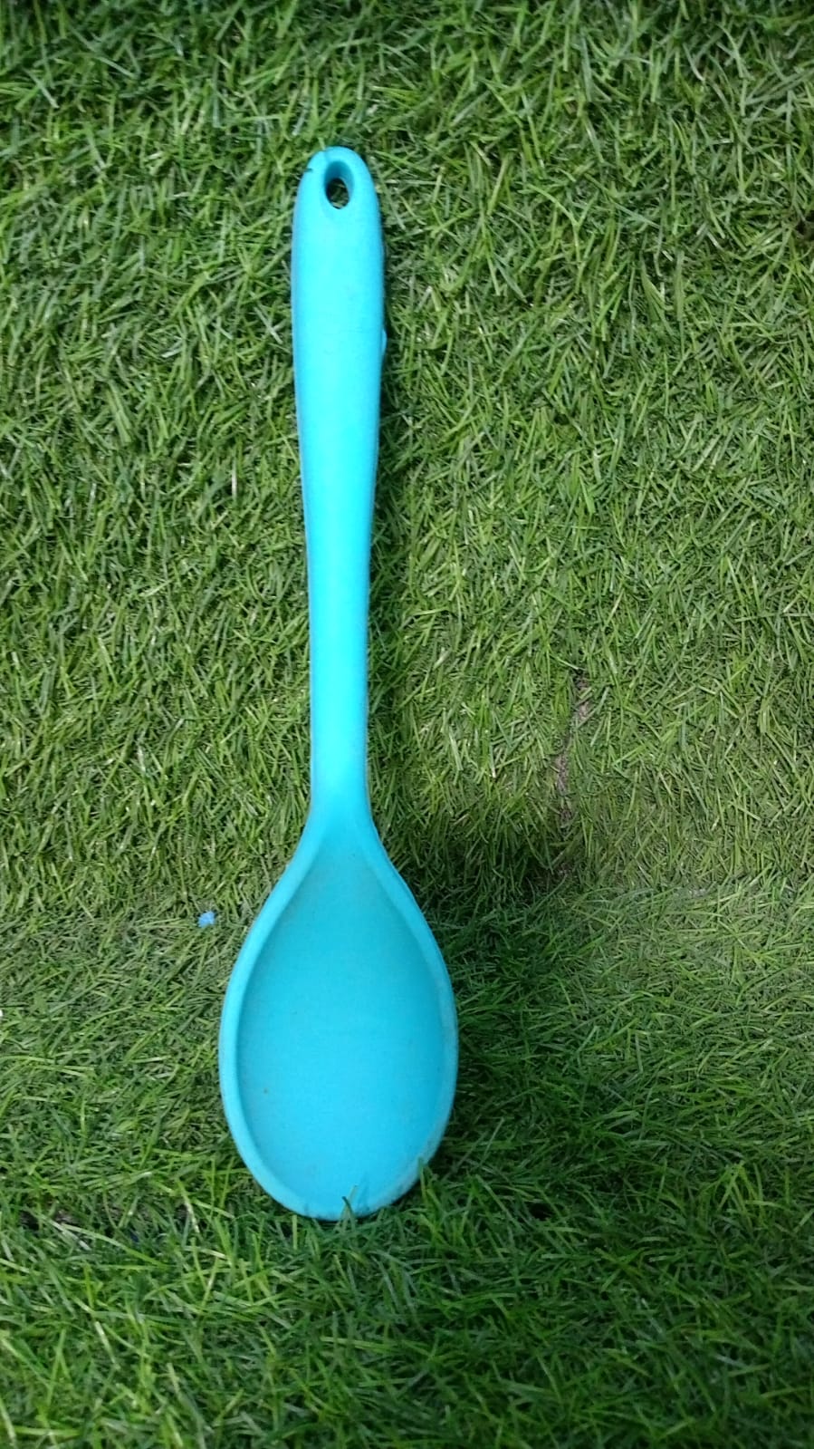 5458 Large Silicone Spoon for Baking, Serving, Basting - Heat Resistant, Non Stick Utensil Spoon (27cm) Eshaan Traders