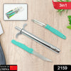 2159 3 In 1 Kitchen Combo - Kitchen Lighter, Stainless Steel Knife and Peeler Eshaan Traders