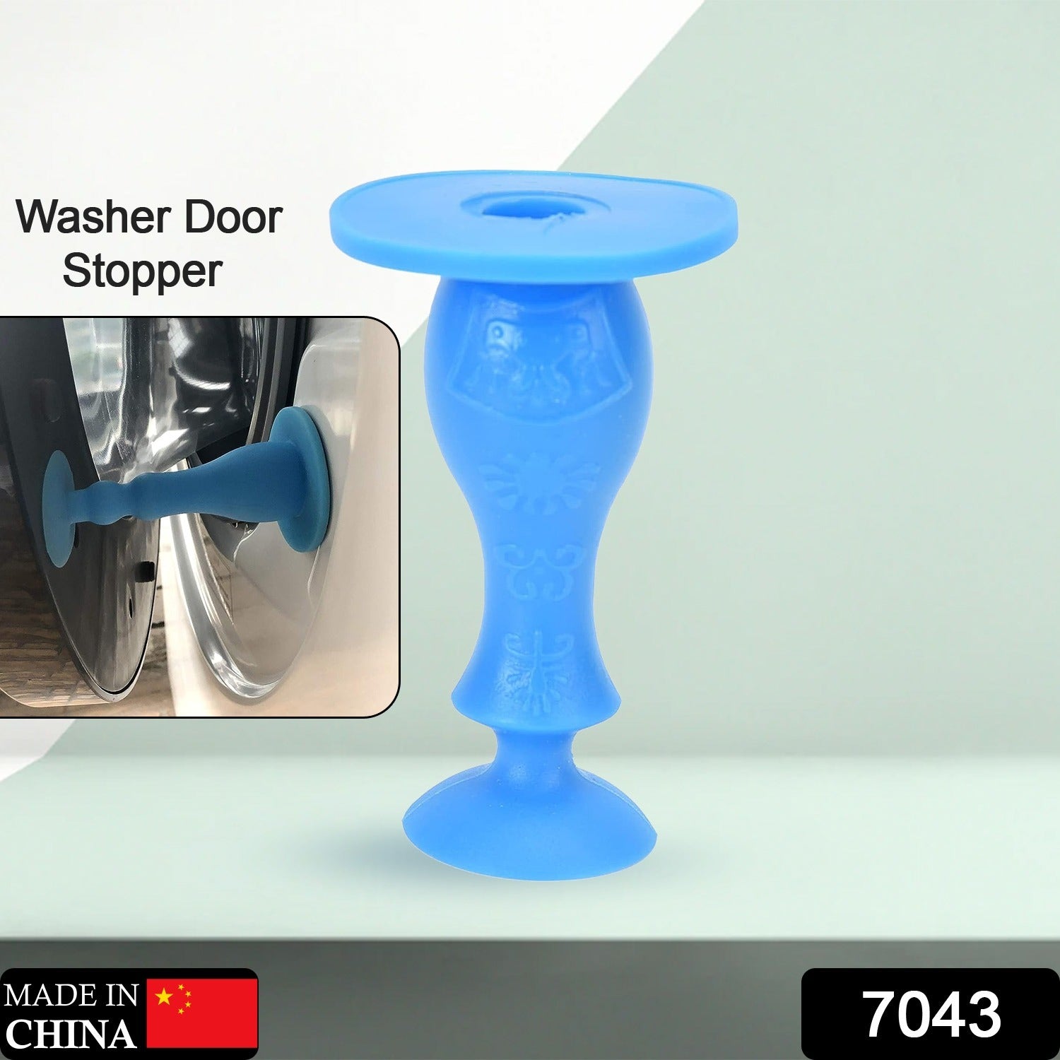 7043 Multifunction Washer Door Stopper, Rubber Front Load Washing Machine Door Holder Prop for Family Use, Washing Machine Accessory Eshaan Traders