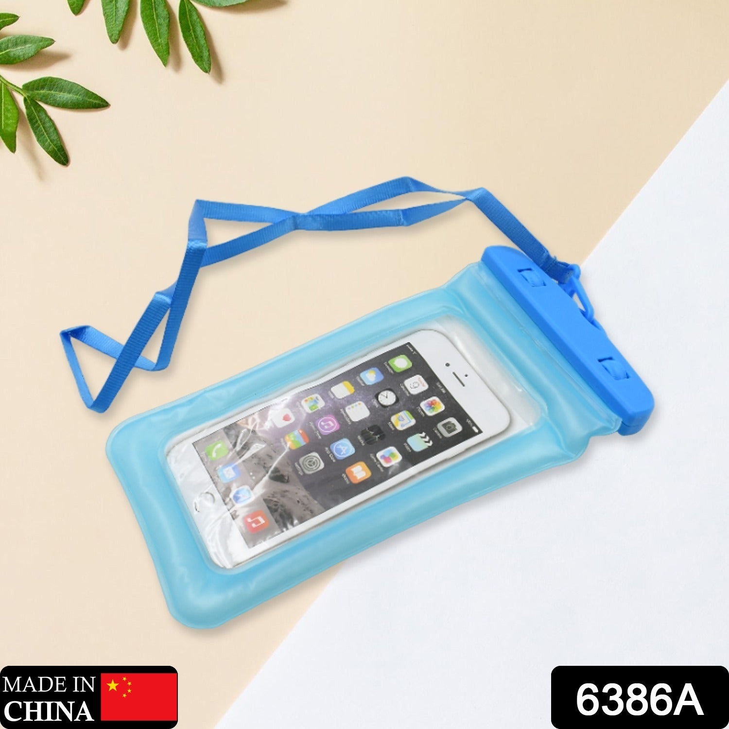 6386a  Mix Color Waterproof Pouch Lock Mobile Cover Under Water Mobile Case Waterproof Mobile Phone Case, Waist Bag, Underwater Bag for Smartphone iPhone, Swimming, Rain Cover Camping For all Mobile. Eshaan Traders