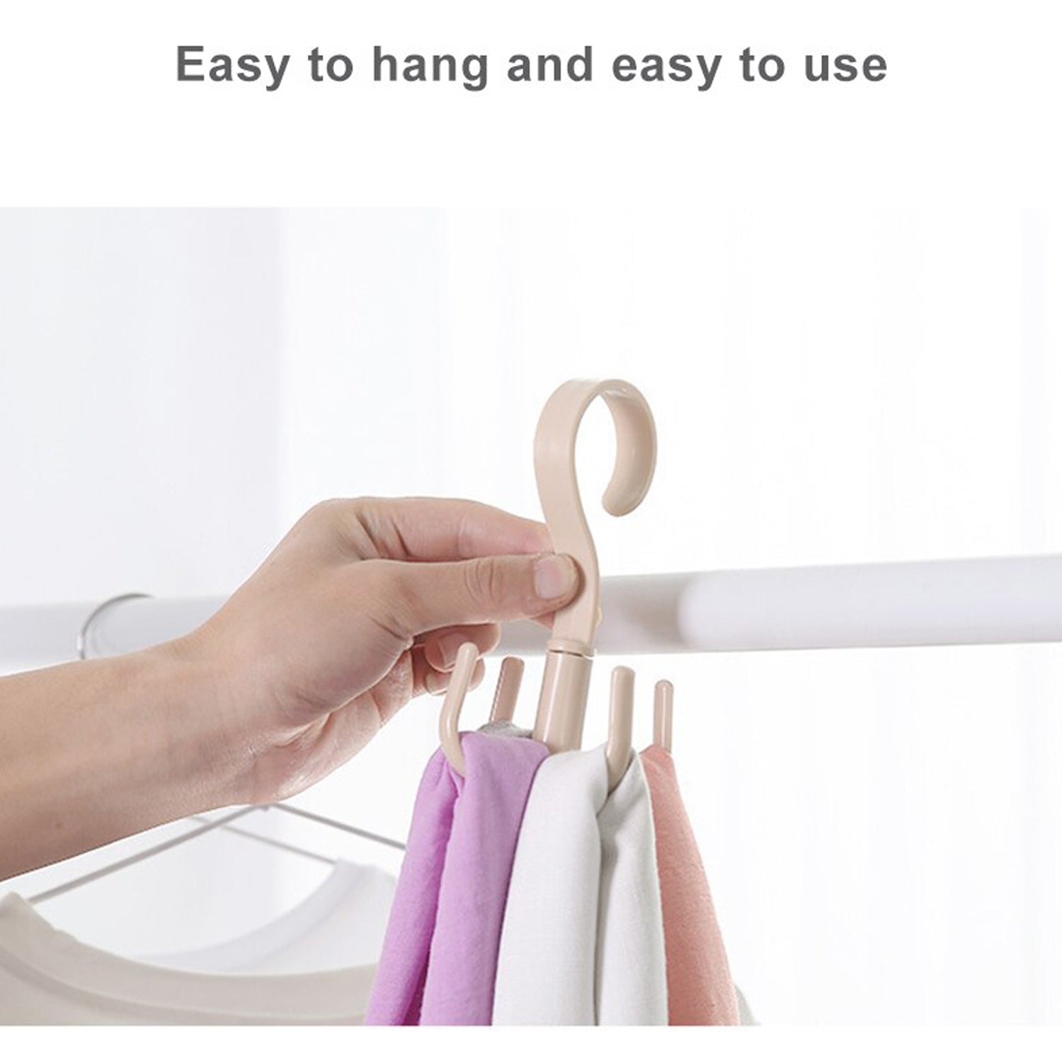 1744A 4-Claw Multi-Function 360 Degree Rotatable Purse Rack Handbag Hanger Hook DeoDap