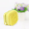 1348 Silicone Massage Bath Body Brush Soft Bristle With Shampoo Dispenser Eshaan Traders