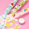 1319 Portable Hand Washing Bath Flower Shape Paper Soap Strips In Test Tube Bottle DeoDap