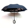 0233 Printed Travel Windproof Umbrella (Reverse Umbrella) DeoDap