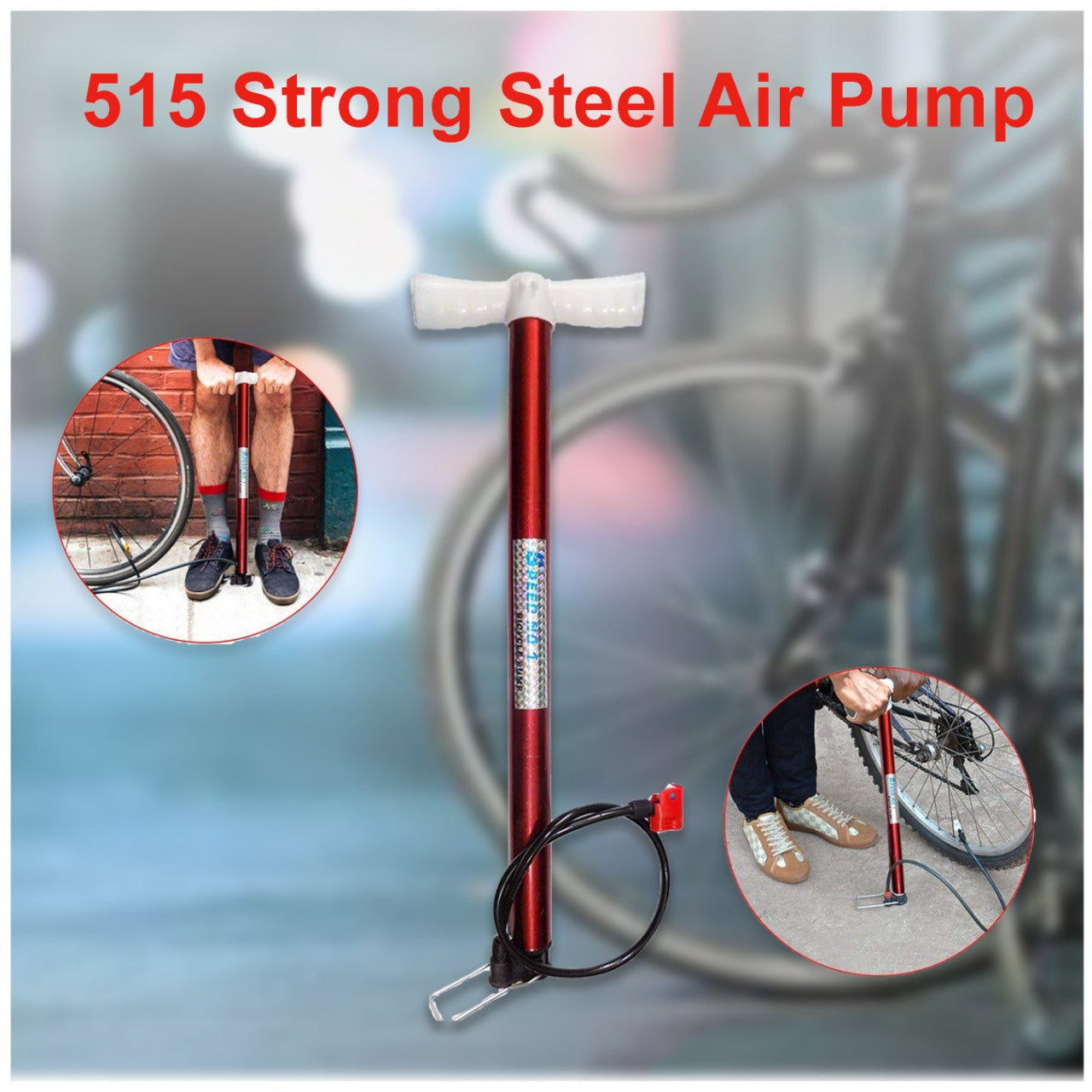 515 Strong Steel Air Pump Eshaan Traders