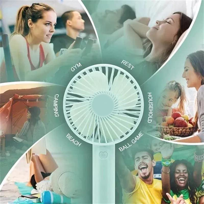 4813 PORTABLE CLASSIC HAND FAN TABLE FAN 3 STEP SPEED SETTING FAN PERSONAL DESK FAN SUITABLE FOR OFFICE , SCHOOL & HOME USE (battery not included) Eshaan Traders