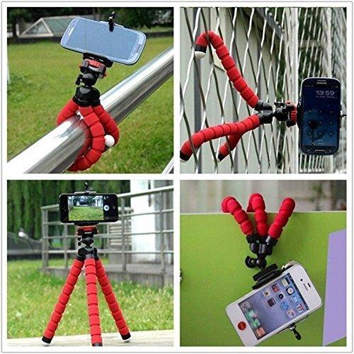 0266 Portable Mini Octopus Tripod Stand with Phone Holder for Live Selfie, Mobile Phone Portable and Adjustable Stent Eshaan Traders