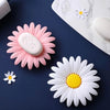 4684 Flower Shape Portable Soap Dish Holder Soap Case DeoDap