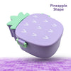 5495 Pineapple Shaped Lunch Box with Compartments Lunch Food Container with Box Portable Lid School & Kids Lunch Box Eshaan Traders