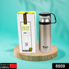 6959 Stainless Steel Thermos Water Bottle | 24 Hours Hot and Cold | Easy to Carry | Rust & Leak Proof | Tea | Coffee | Office| Gym | Home (350ml) Eshaan Traders