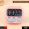 1540  Digital Kitchen Timer Clear Big Digits 0-99 Min for Cooking Office Clock Eshaan Traders