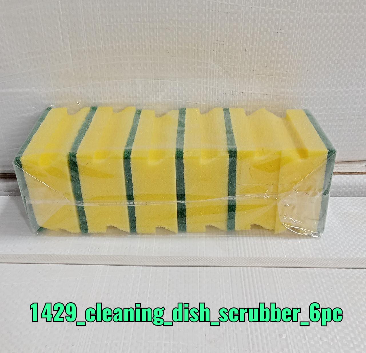 1429 Scrub Sponge 2 in 1 PAD for Kitchen, Sink, Bathroom Cleaning Scrubber Eshaan Traders