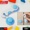 4991 Child Safety lock Child Toddler Baby Safety Locks Proofing for Cabinet Toilet Seat Fridge Door Drawers ( 1 pc) Eshaan Traders