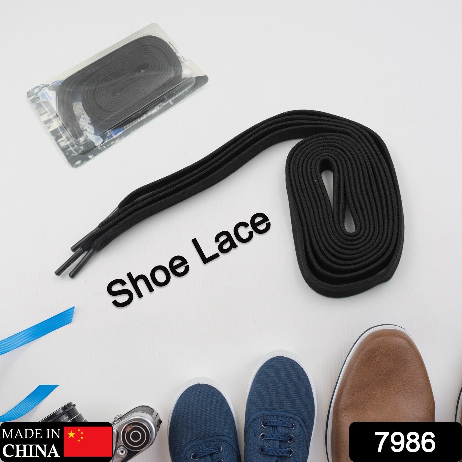 7986 1 Pair Super Quality Flat Shoe laces Sports Shoe Lace for Men & Women running and gym shoelace Flat Sneaker Shoelace Athletic shoe strings for Boots/Sneaker/Work Shoes (1 Pair) Eshaan Traders