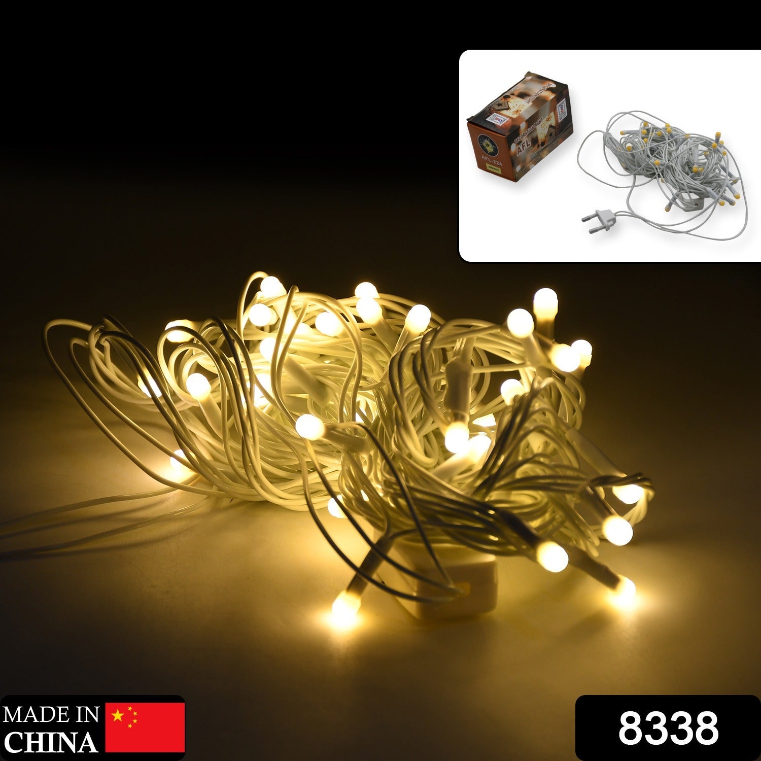 8338 6Mtr Home Decoration Diwali & Wedding LED Christmas String Light Indoor and Outdoor Light ,Festival Decoration Led String Light, One Color Light (36L 6 Mtr) Eshaan Traders