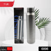 6896 Unbreakable Stainless Steel Leak Proof Fridge Water Bottle, Cold &  Hot Thermosteel Bottle| Leak Proof | Office Bottle | Gym | Home | Kitchen | Hiking | Trekking | Travel Bottle (1000 ml) Eshaan Traders