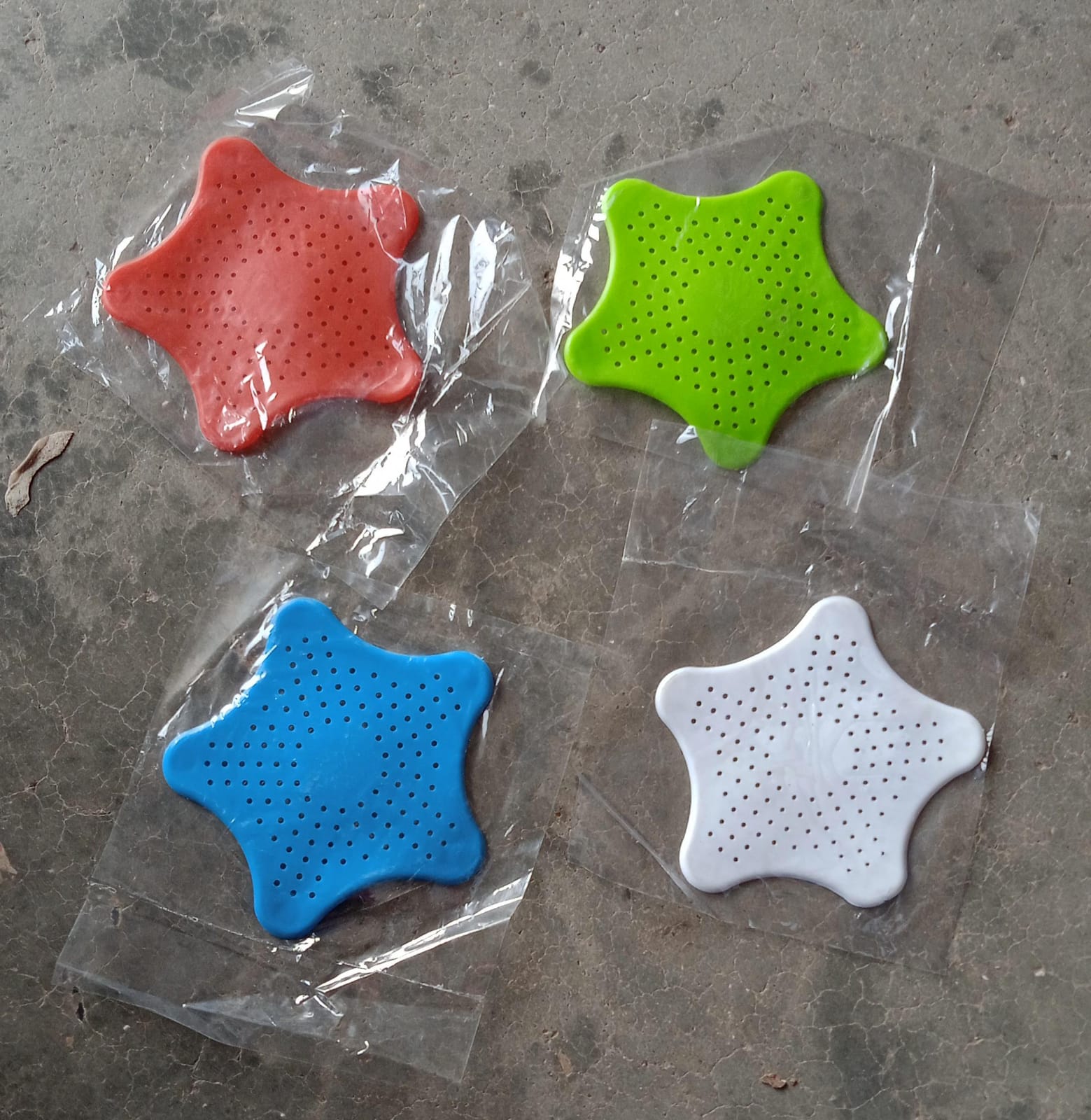 0830  Star Shape Suction Cup Kitchen Bathroom Sink Drain Strainer Hair Stopper Filter, Star Shaped Sink Filter Bathroom Hair Catcher, Drain Strainers Cover Trap Basin(Mix Color 1 Pc) Eshaan Traders