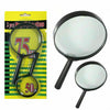 9144 Magnifying glass Lens - reading aid made of glass - real glass magnifying glass that can be used on both sides - glass breakage-proof magnifying glass, Protect Eyes, 75mm & 50mm (2pc Set) Eshaan Traders