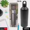 12515 Vacuum Stainless Steel Water Bottle With Carry Handle, Fridge Water Bottle, Leak Proof, Rust Proof, Cold & Hot | Leak Proof | Office Bottle | Gym | Home | Kitchen | Hiking | Trekking | Travel Bottle (Approx 750 ML ) Eshaan Traders