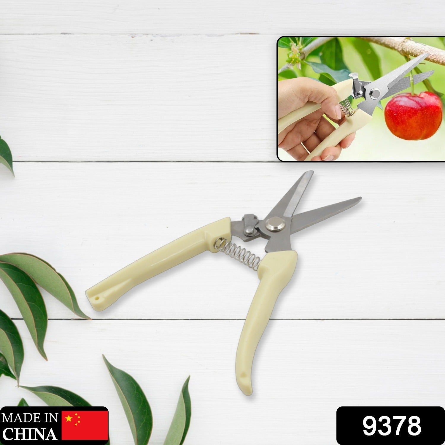 9378 Garden Pruning Shears with Anti-Slip Handle Labor-Saving Fruit Tree Pruning Shears Eshaan Traders