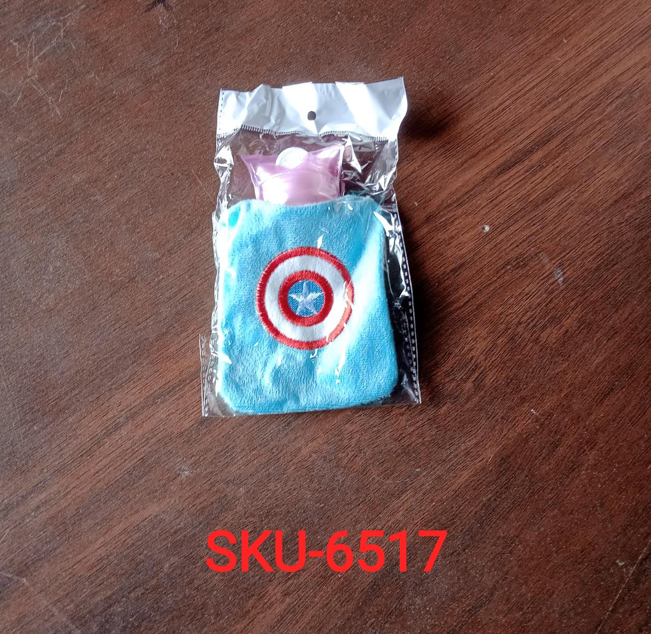 6517 Captain America's Shield small Hot Water Bag with Cover for Pain Relief, Neck, Shoulder Pain and Hand, Feet Warmer, Menstrual Cramps. Eshaan Traders