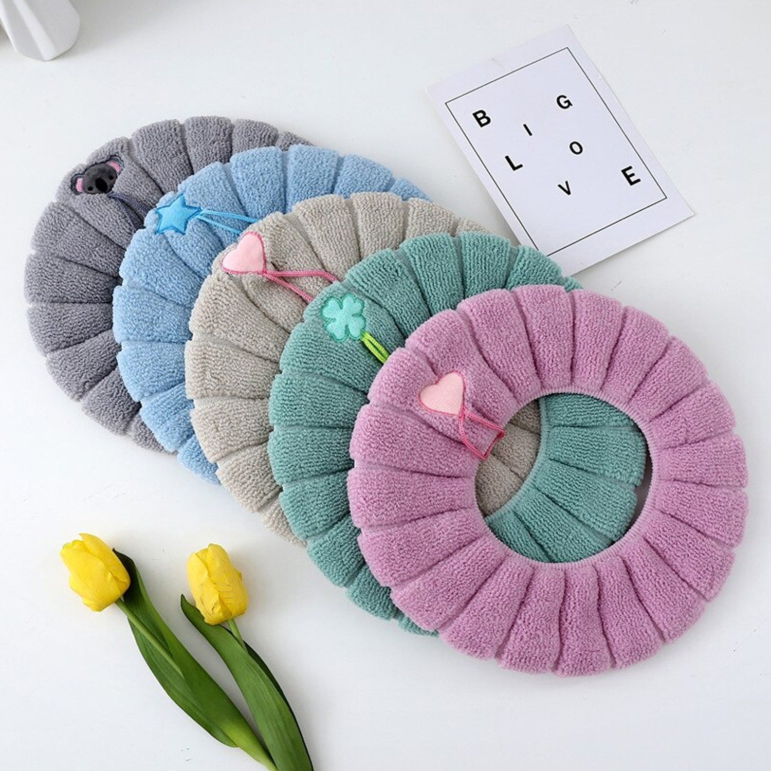 Winter Comfortable Soft Toilet Seat Mat Cover Pad Cushion Plush Eshaan Traders