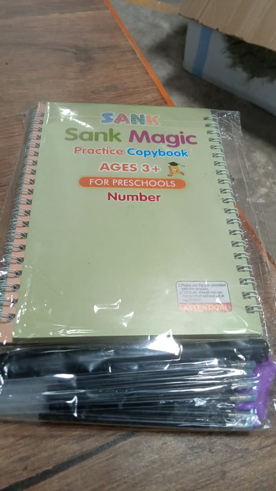 8075 4 Pc Magic Copybook widely used by kids, children’s and even adults also to write down important things over it while emergencies etc. Eshaan Traders