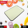 2054 Plastic Small Size Kitchen Chopping Board Household Cutting Board Knife Board Vegetable Cutting and Fruit Multi-purpose Plastic Sticky Board Cutting board (34x24Cm) Eshaan Traders