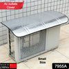 7955A Air Conditioner Outdoor Unit Cover, Outdoor Unit Protective Cover, Aluminum Foil Material, Sun, Rain, Snow, Wind, Dust, Protects Outdoor Units Cover (Small) Eshaan Traders