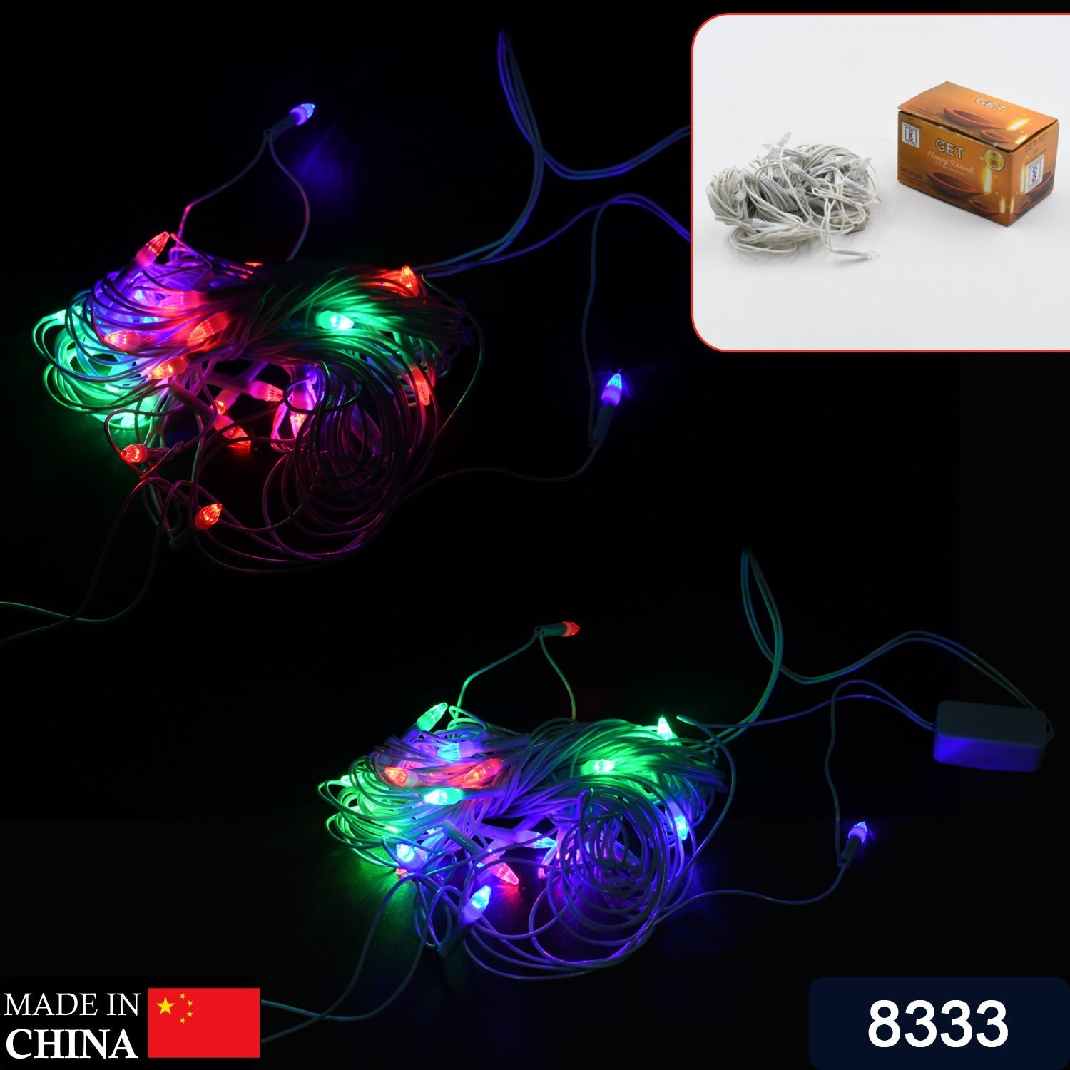 8333 8Mtr Home Decoration Diwali & Wedding LED Christmas String Light Indoor and Outdoor Light (28L 8mtr) Eshaan Traders