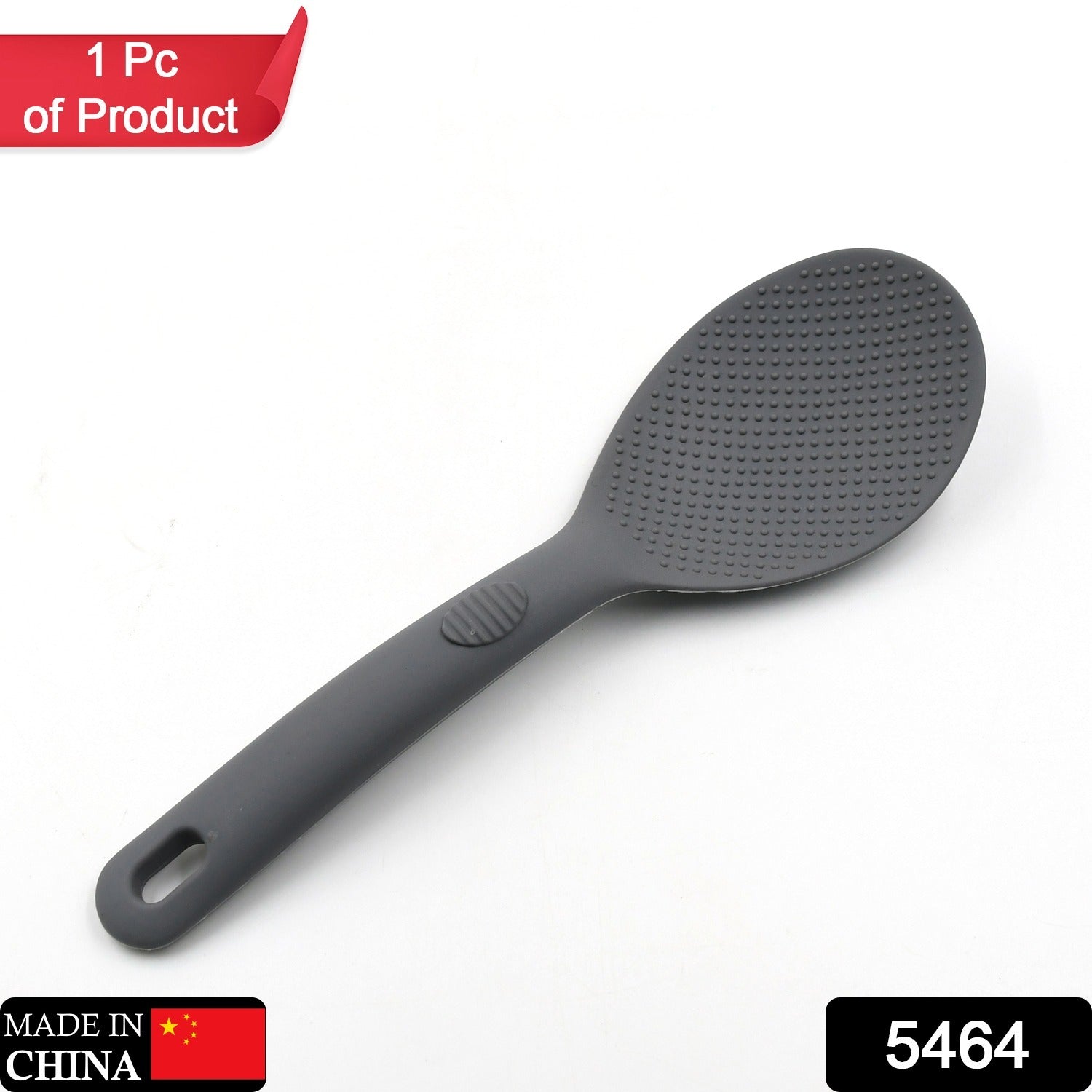 5464  Silicone Handle Rice Spoonula, Spatula Spoon, Non Stick Rubber Rice Spoon Utensil Kitchen Cooking Tools (24 cm) Eshaan Traders