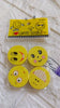 4564 Cute Smile Emoji Erasers, Cute Smile Face Rubber Eraser Dentist Dental Clinic School Kid for School Going Kids/Birthday Party Return Gift Set (4pc Set) Eshaan Traders