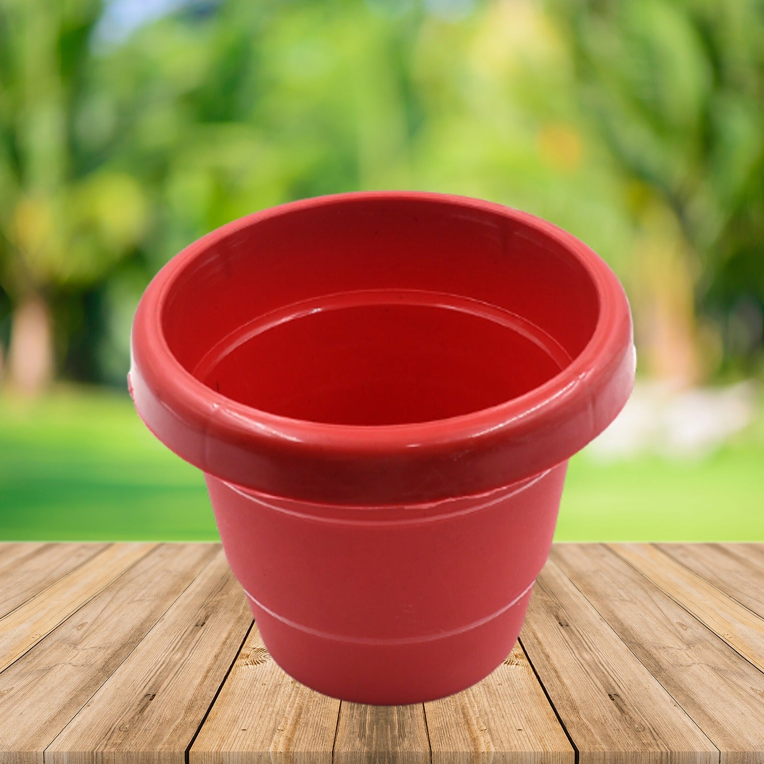 0745 Plastic Heavy Duty Plant Container Pot/Gamla for Indoor Home Decor | Outdoor Balcony Garden 13cm (pack of 1 pc) Eshaan Traders