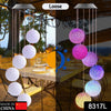 8317L Solar Crystal Ball , Color Changing Solar Powered LED Hanging Light Mobile for Patio Yard Garden Home Outdoor Night Decor, Gifts Eshaan Traders