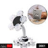 0661 Phone Holder, 360°Rotatable Phone Stand Multi-Function Double-Sided Suction Cup Mobile Phone Holder vip stand Eshaan Traders