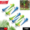 Plant Watering Spikes self Watering Spikes Water dripper for Plants, Adjustable Plant Watering Devices with Slow Release Control Valve Switch Eshaan Traders