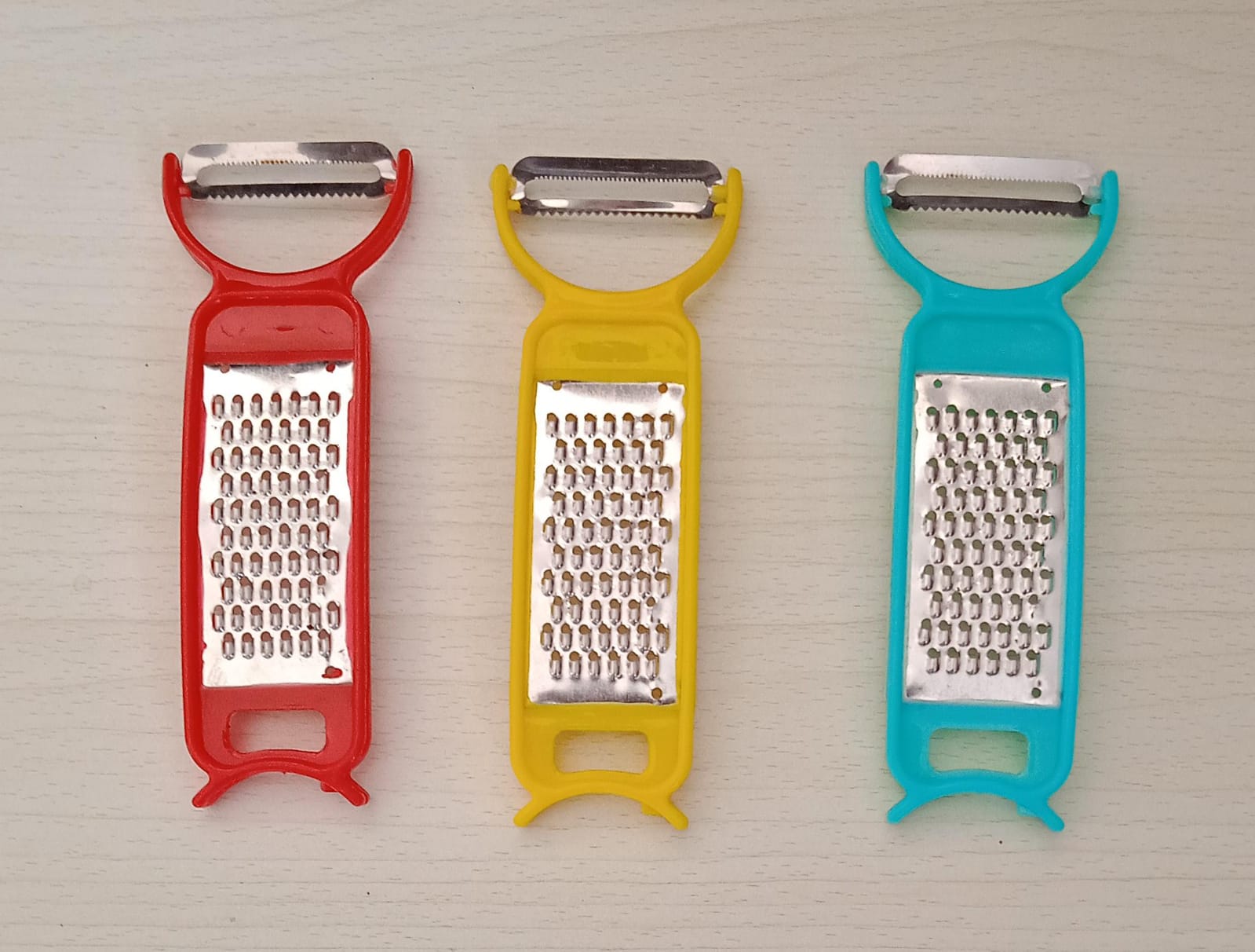 5511 Kitchen 3 in 1 Multi Purpose Vegetable Peeler Grater Cutter for Food Preparation Kitchen 3 in 1 Multi Purpose Vegetable Peeler Grater Cutter for Food Preparation (12 Pc Set) Eshaan Traders