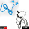 6396 EARPHONE ISOLATING STEREO HEADPHONES WITH HANDS-FREE CONTROL EARPHONE ( 1PC ) DeoDap