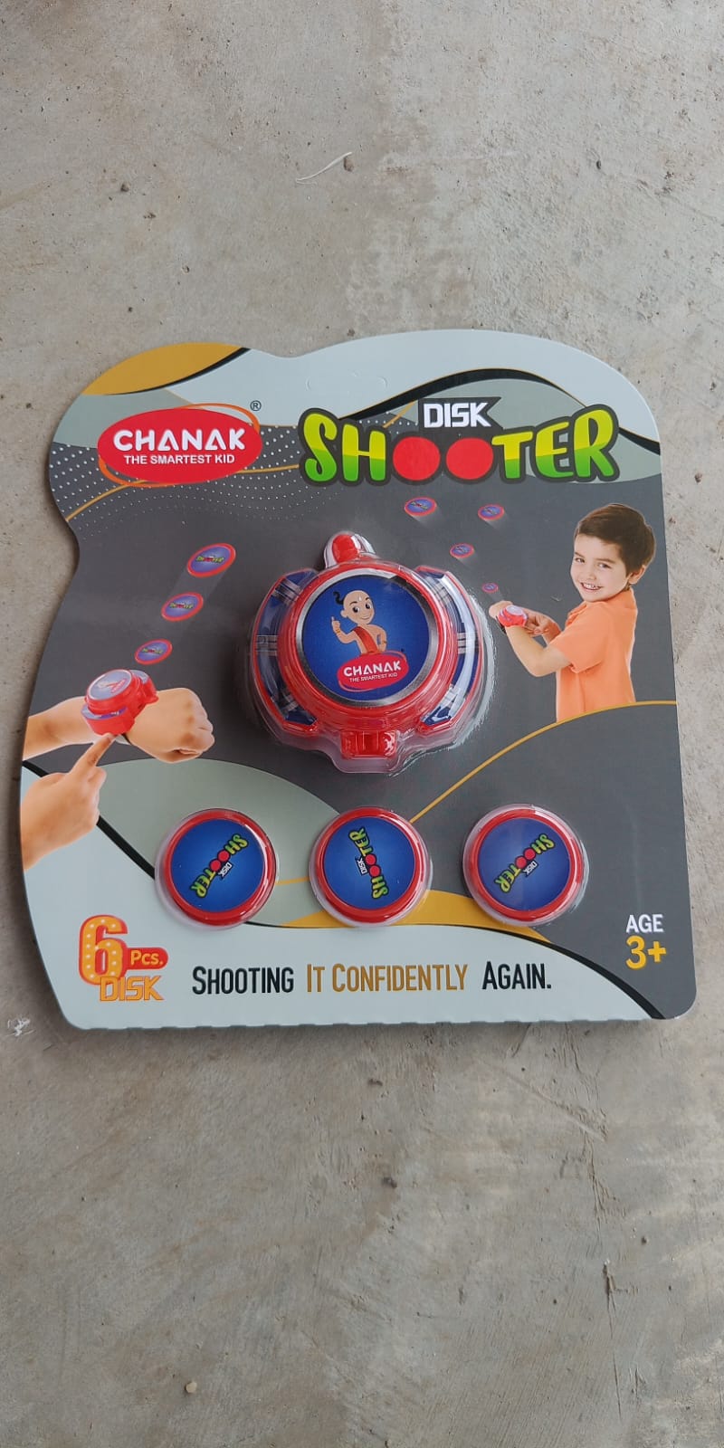 1968 EXCITING HAND DISK SHOOTER TOYS GAME SET FOR KIDS. AMAZING FLYING DISC GAME. INDOOR & OUTDOOR Eshaan Traders