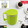 Stainless Steel Lid Cover Hot Coffee/Tea Mug Hot Insulated Double Wall Stainless Steel, Coffee and Milk Cup with Lid - Coffee Cup Approx 250 ML, 300 ML ( 1 Pc Mix Color) Eshaan Traders