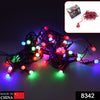 8342 9Mtr Home Decoration Diwali & Wedding LED Christmas String Light Indoor and Outdoor Light ,Festival Decoration Led String Light, Multi-Color Light 8MM (90L 9 Mtr) Eshaan Traders