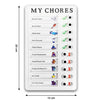 4448 Portable My Chores Home Note Board Management Planning Memo Boards Reminding Time. (Size :- 20x12Cm) Eshaan Traders