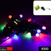 8350 3Mtr Home Decoration Diwali & Wedding LED Christmas String Light Indoor and Outdoor Light ,Festival Decoration Led String Light, Multi-Color Light 1.4MM (15L 3 Mtr) Eshaan Traders