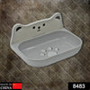 Soap Dish with Drain Soap Holder, Soap Saver Easy Cleaning, Soap Tray for Shower Bathroom Kitchen (1 Pc) Eshaan Traders