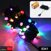 8341 9Mtr Home Decoration Diwali & Wedding LED Christmas String Light Indoor and Outdoor Light ,Festival Decoration Led String Light, Multi-Color Light (36L 9 Mtr) Eshaan Traders