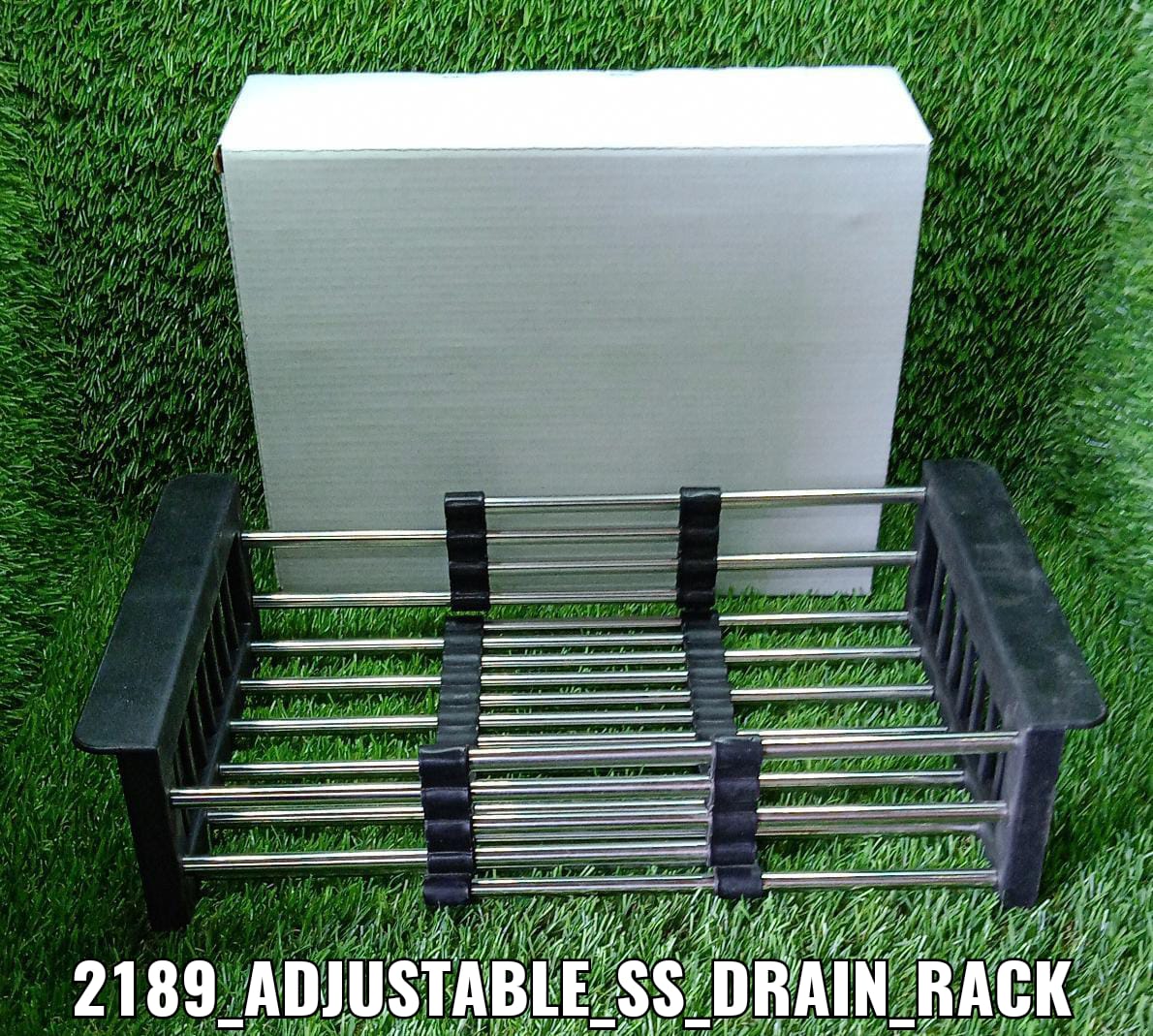 2189 Stainless Steel Expandable Kitchen Sink Dish Drainer Eshaan Traders