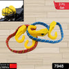 7948 Multipurpose Ultra Flexible Bungee Rope, Luggage Strap, Bungee Cord With And Plastic J Shape Hooks (2 Pc) Eshaan Traders